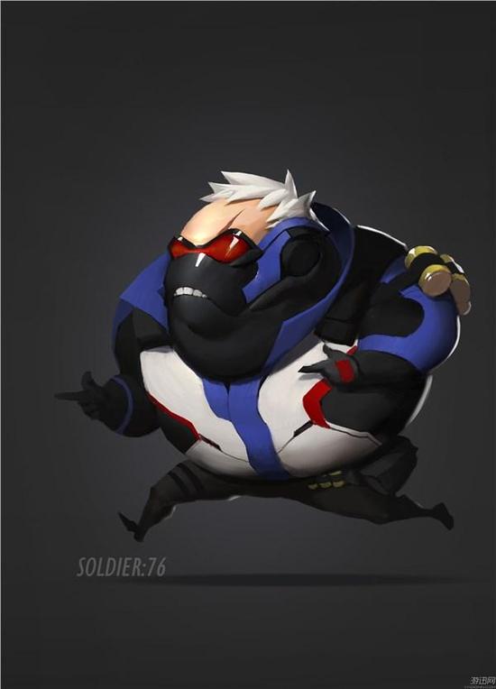 《守望先锋》搞笑人物立绘 这还是黑百合吗