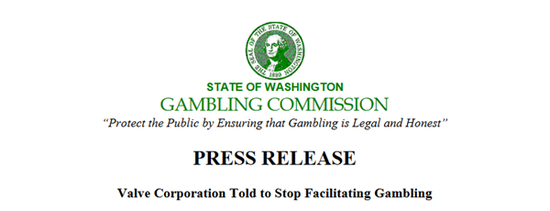 赌博网站屡禁不止 V社否认自己纵容道具赌博