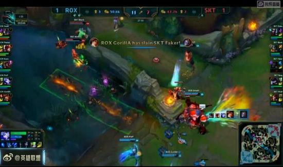 S6半决赛22日第三场：历史重演 原番阵容ROX反超比分