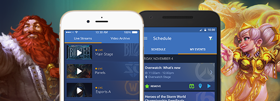 暴雪推出嘉年华APP 随时随地观看直播