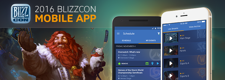 暴雪推出嘉年华APP 随时随地观看直播