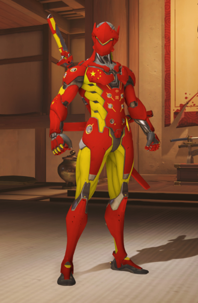 守望先锋玩家自制中国风皮肤 狂鼠鞭炮来袭！