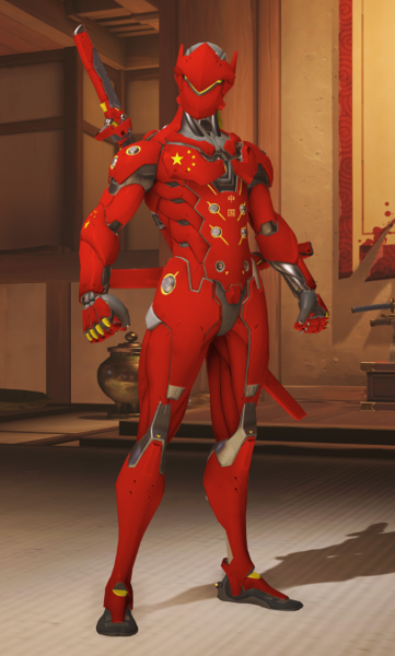 守望先锋玩家自制中国风皮肤 狂鼠鞭炮来袭！