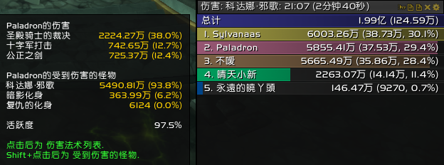 7.1大秘境 惩戒骑15层地窟通关输出细节