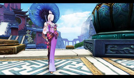 美不胜收 《蜀山缥缈录》npc时装秀_全球新网游_新浪游戏_新浪网