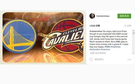  吴彦祖：今年NBA总决赛预测：勇士会在第六场拿下冠军!