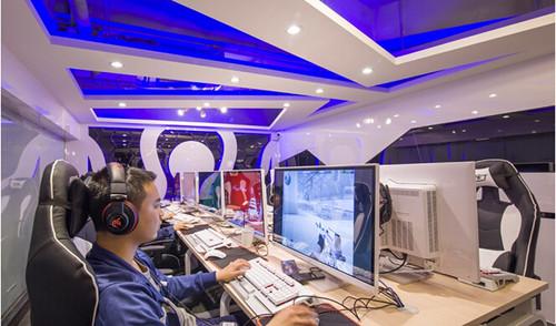 台媒:大陆兴起高端电竞网咖
