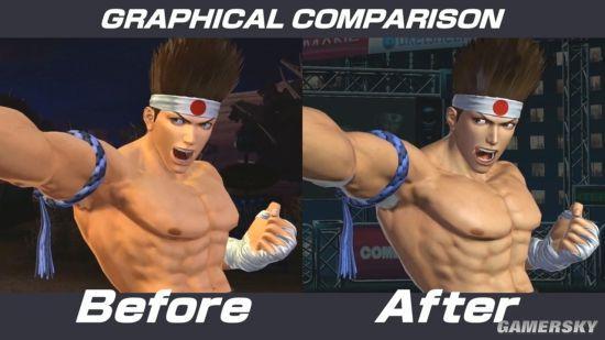 《拳皇14》新版本官方画质对比 草薙京自带土豪金