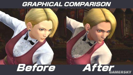 《拳皇14》新版本官方画质对比 草薙京自带土豪金