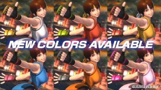 《拳皇14》新版本官方画质对比 草薙京自带土豪金