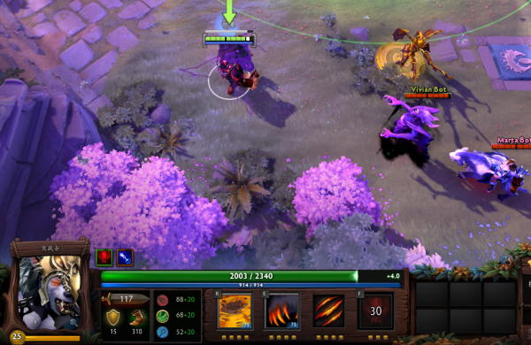 请注意熊战士并未装备神杖