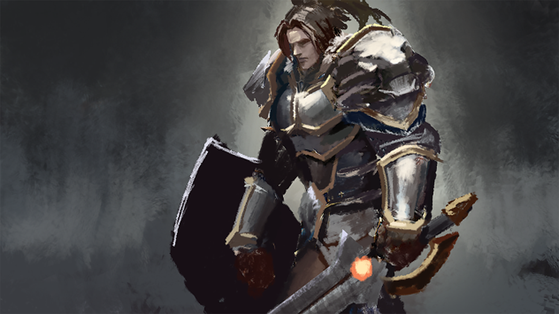 《魔兽世界》玩家作品赏： 瓦王绘制过程全记录