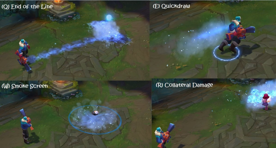 lol冰雪节限定男枪皮肤视频