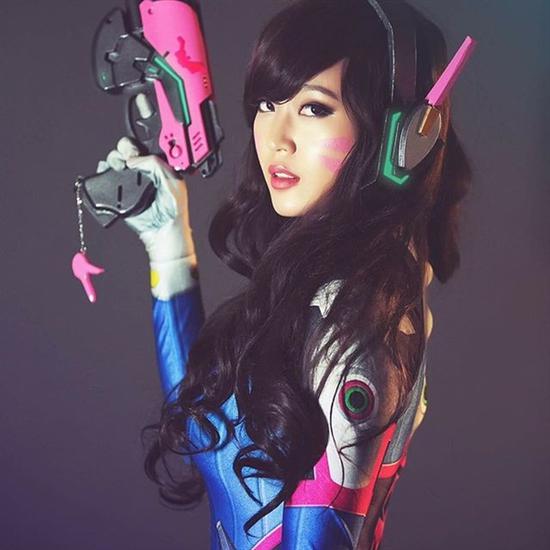 守望先锋dva高冷cos不卖肉也是美的可以