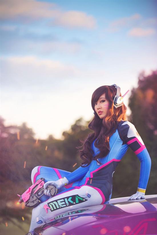 守望先锋dva高冷cos不卖肉也是美的可以