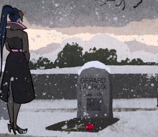 我们都知道黑寡妇在背景故事中杀了自己的老公也就是守望先锋前任重要一员的杰拉德。