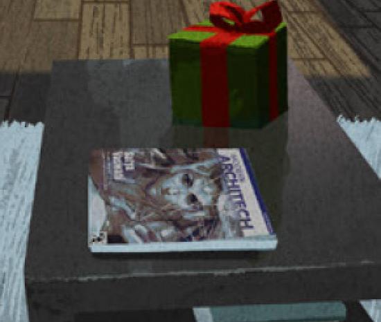 闪光回家之后，桌子上放着的书是三妹著作。