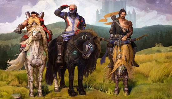 古典油画风格：精美守望先锋同人画赏析