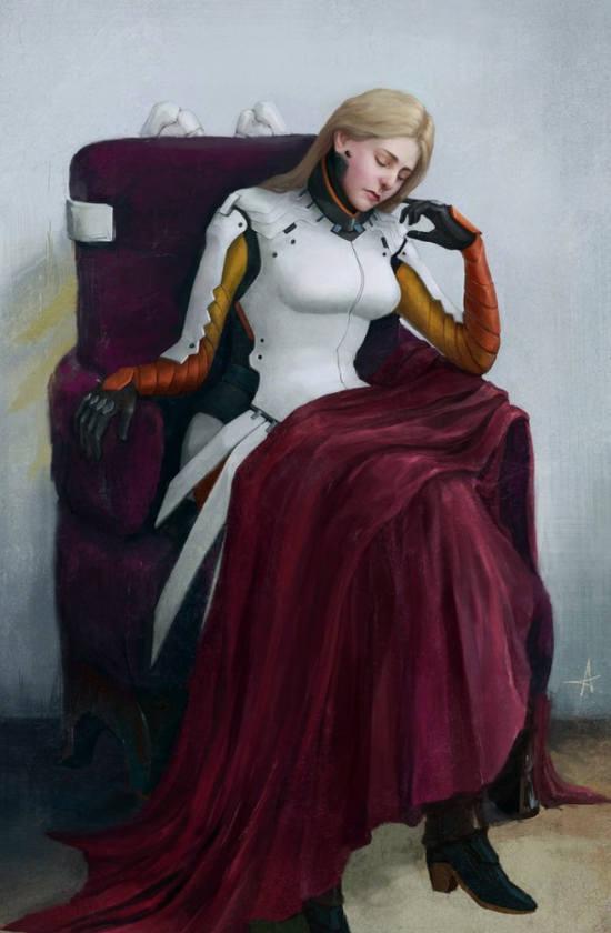 古典油画风格：精美守望先锋同人画赏析