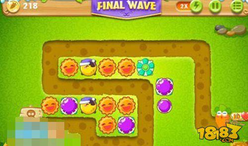 保卫萝卜第16关水晶萝卜到手。