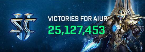 星际争霸2神族共计胜利25127453场