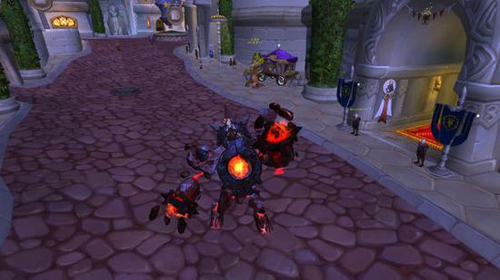 wow7.1暗夜要塞m古尔丹坐骑炎狱地狱火展示