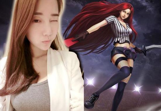 伊芙蕾雅曾经是LOL的知名美女解说，后来转战到网络直播。