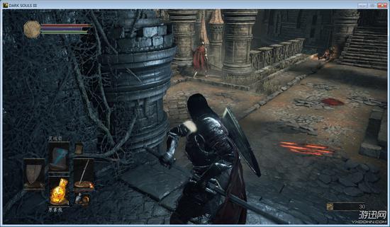 　　四、走到院中这个位置，摆出居合姿态(打刀战技)等他回来并锁定。