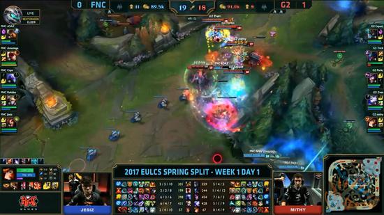 FNC.sOAZ泰坦一扛五，FNC.Caps传送绕后