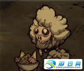 　　召唤条件：1鳄梨酱(鼹鼠+仙人掌肉+2树枝)+1钢丝绒(击杀钢羊掉落)