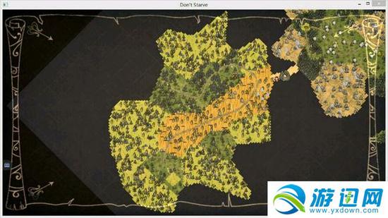 　　第一个走廊过来会看到很多树或岩石(我生成的是树)