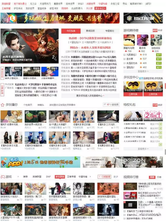 多玩游戏网的B站化：二次元年轻用户有多重要？