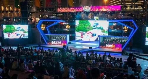 电子竞技大赛座无虚席