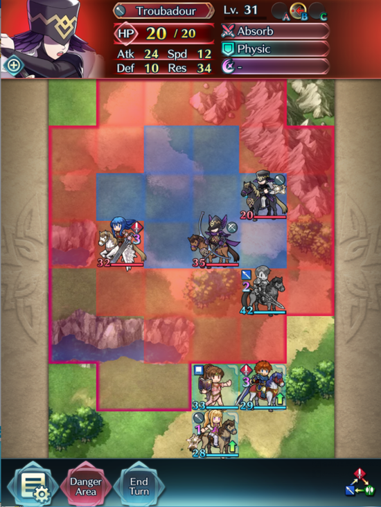 8X6棋盘格子的设计符合手游简便化的特点