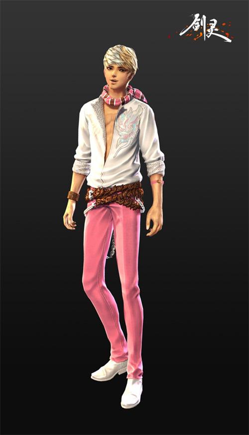 接近异性玩家触发心动跳舞 《剑灵》上线情人节男款时装