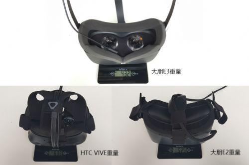 三款设备重量对比图(含电源线、数据线)