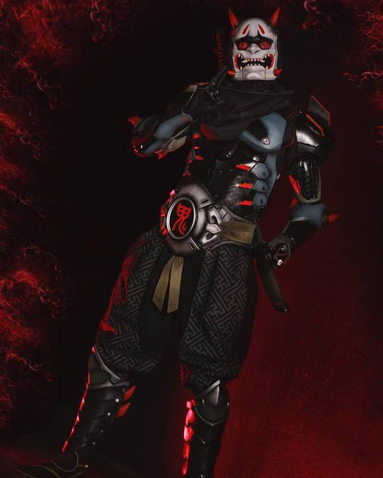 一个帅已经无法形容 守望先锋邪鬼源氏cos