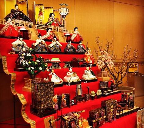 日本女儿节装饰人偶