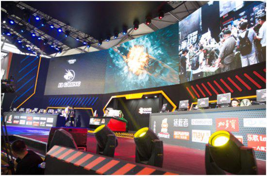 空中网展台-坦克世界(微博)比赛现场