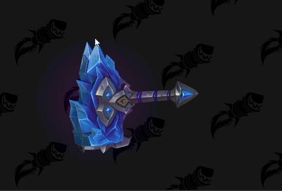 wod时期的遗产73阿古斯加入德莱尼主题武器幻化