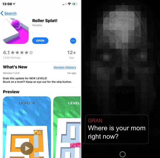 有趣的是，看到强制视频广告的小女孩，还被问到“你的妈妈在哪里？”