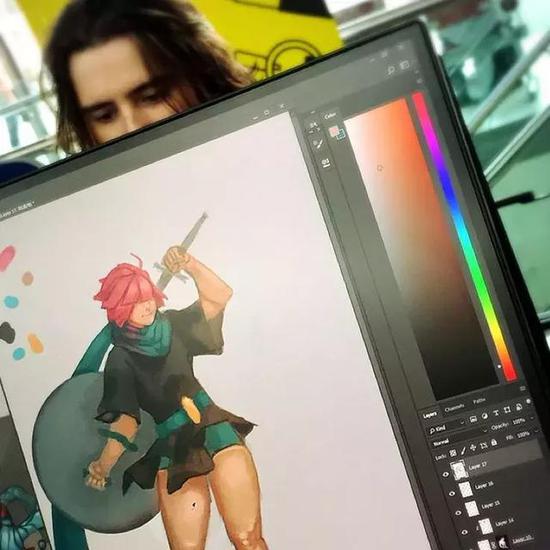 《神的节奏》原画