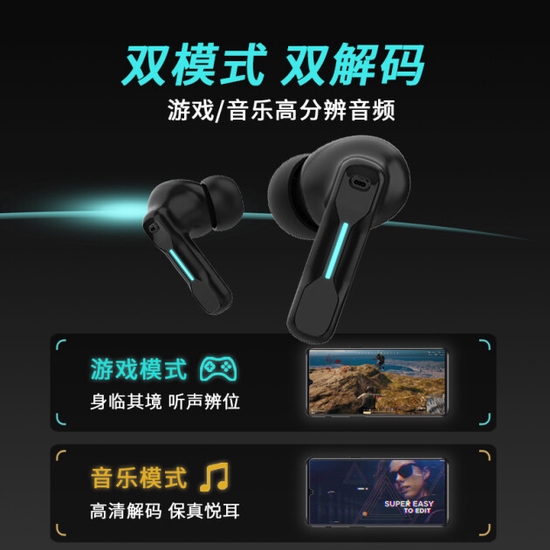 深圳市温菲达公司推出全球首款双无线双模式游戏耳机中间兔Sw4