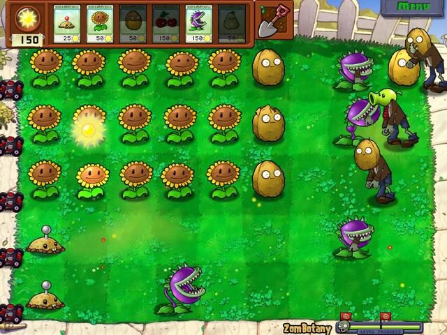 《植物大战僵尸》的植物与僵尸设计