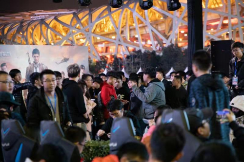 首创数娱和平精英鸟巢海选赛现场