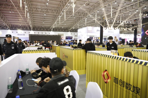 农展馆选手比赛画面