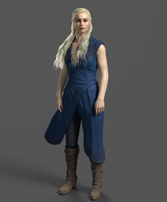 日本3d角色艺术家作品 美女形象逼真足以以假乱真