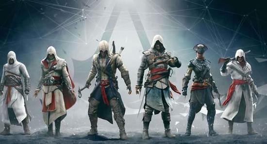 右一即为被育碧作为六大刺客之一的俄罗斯漫画主角，后在历代记游戏中登场