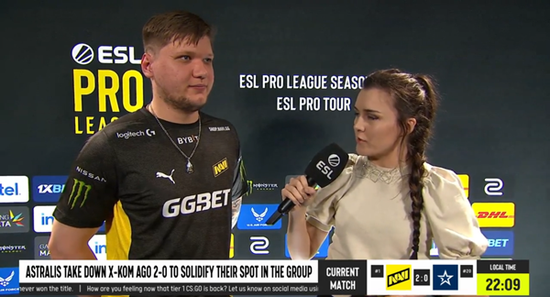 s1mple：Boombl4将在对阵A队的比赛归来