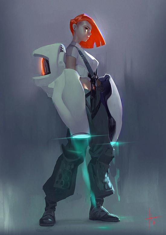 拳头画师概念插画赏这些英雄都出自他的手笔